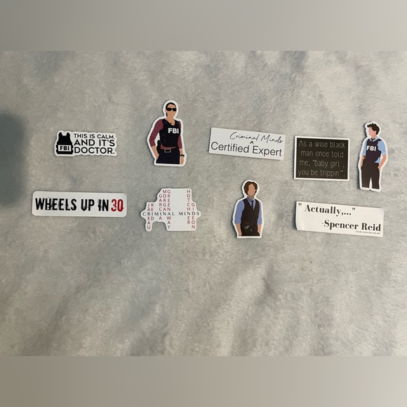 each pack for $5 or all for $15 Criminal Mind Stickers - Picture 5 of 6